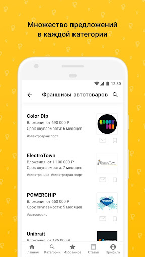 Франшизы. Готовый бизнес Screen 3