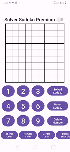 Android application Solver Sudoku Premium screenshort