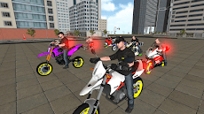 バイクドライビング：警察の追跡のおすすめ画像1