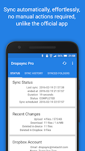 Dropsync: Autosync for Dropbox Screenshot