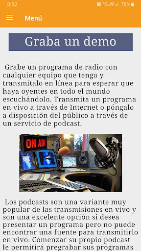 Cómo hacer programas de radio Screen 2