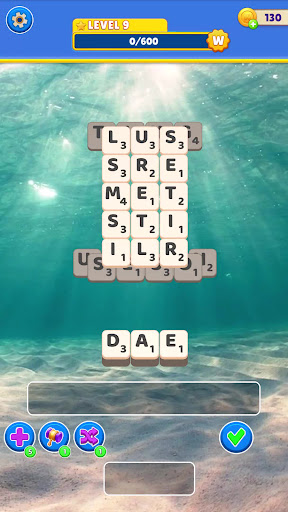 Android application Word Tile Busters! screenshort