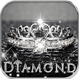 Glitter Diamond Keyboard Theme Diamond Tiara icon