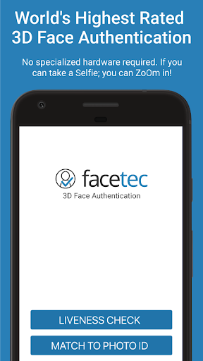 FaceTec Demo Screen 2