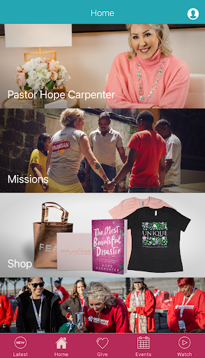 Android application Hope Carpenter Ministries screenshort