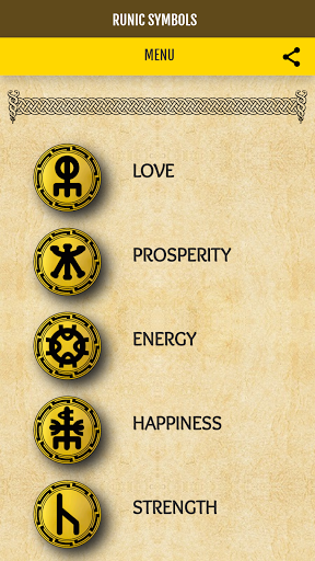 Android application Runes - Amulets and Talismans screenshort