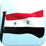 Syria Flag 3D Free Wallpaper icon