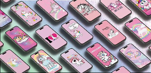 Android application Unicorn Wallpaper screenshort