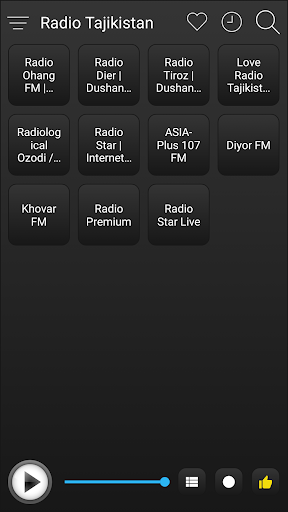 Tajikistan FM AM Music Screen 2