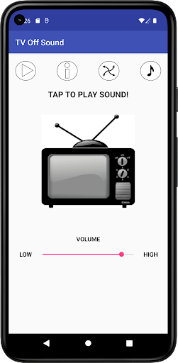 Android application TV Off Sound screenshort