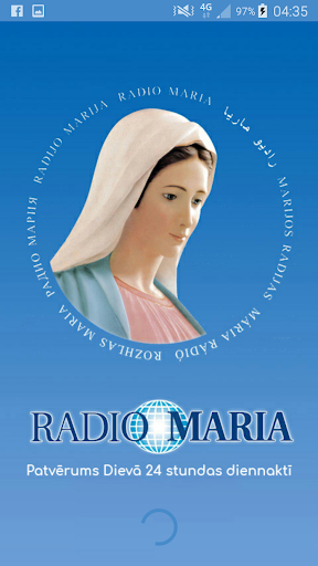 Android application Radio Marija Latvija screenshort
