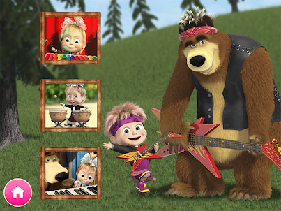 Masha and the Bearの知育ゲーム