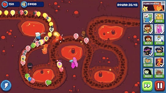 Bloons Adventure Time TD MOD APK (Menu/Modo Deus, Dinheiro, Vitória Automática) 4