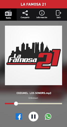 Android application LA FAMOSA 21 screenshort