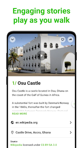 Accra Tour Guide:SmartGuide Screen 2