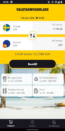 Android application FOREX Valuta screenshort