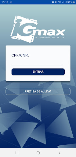 Android application IGMax Cliente screenshort