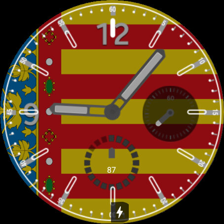 Android application Esfera bandera de Valencia screenshort