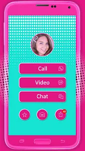 Princesa Boneca Mensagens de texto Vídeo simulação