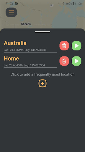 Anywhere: Fake GPS Screen 3