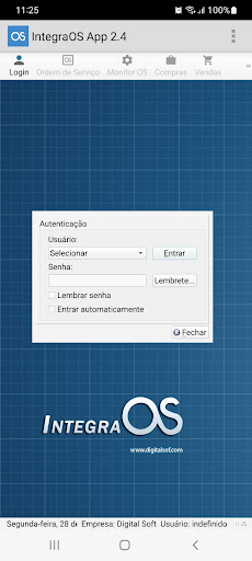 Android application IntegraOS App 2.4 screenshort