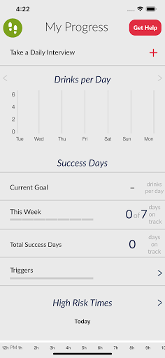 Android application Stand Down: Alcohol Help screenshort