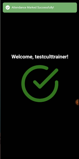 Android application Cult Facial Attendance App screenshort