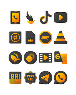 Yellowdiant - Captura de pantalla del paquete de iconos