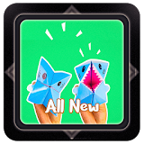 new simple origami idea icon
