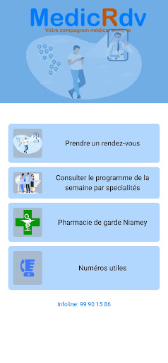 Android application MedicRdv screenshort