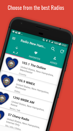 Android application New Hampshire Radio screenshort