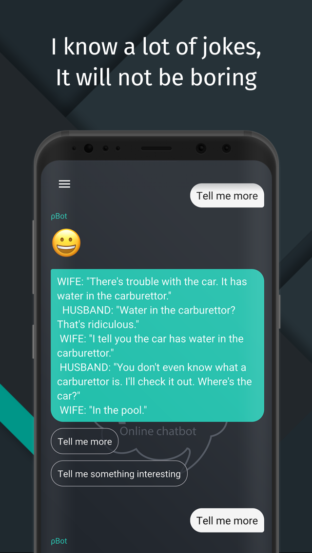 Android application Chatbot roBot screenshort