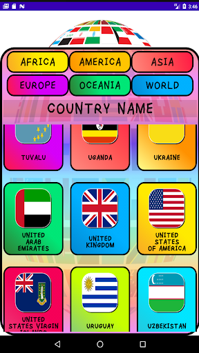 Flags World Screen 2