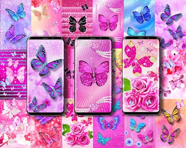 Diamond butterfly wallpapers Mod Apk Download 1