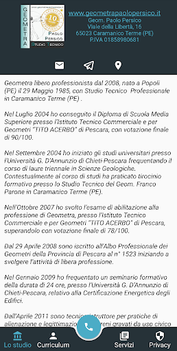 Android application Geometra Paolo Persico screenshort