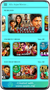 Allu Arjun Movies Playlist