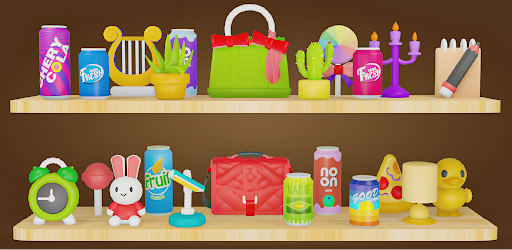 Triple Goods Merge Sorting 3D