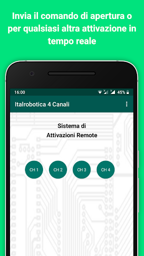 Android application Italrobotica 4 Canali screenshort