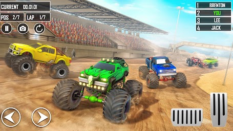 Real Monster Truck Racing Game