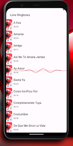 Love Ringtones &Romantic Music Screen 3