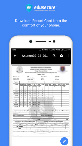 Android application Don Bosco Sr. Sec. School screenshort