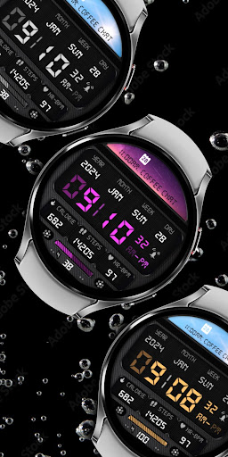 Android application LED Retro Black Informer IN62 screenshort