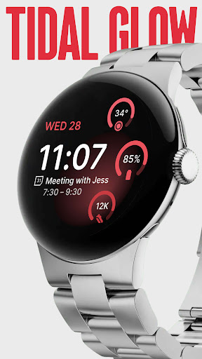 Tidal Glow Watch Face