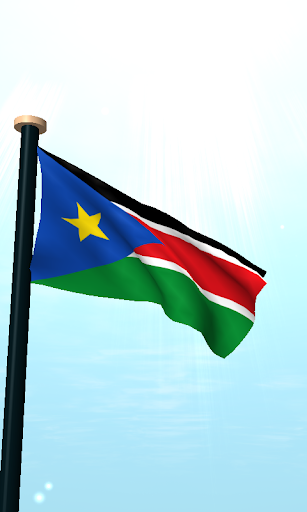 South Sudan Flag 3D Free Screen 2