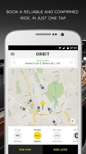 Orbit Taxi & Delivery Screen 3