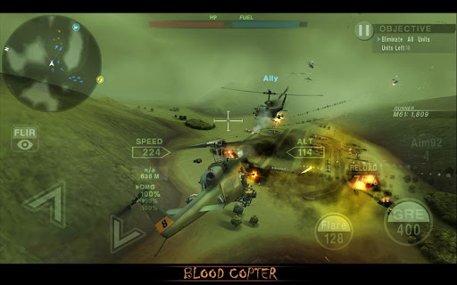 Blood Copter v0.2.5 MOD APK (Unlimited Money, Gems)