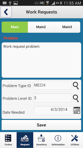 iMaint Mobile 4.0 for Android Screen 3