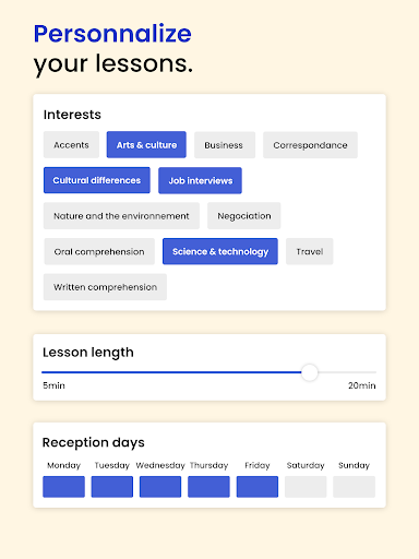 Screenshot of French lessons - Frantastique
