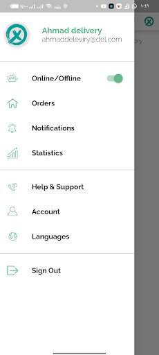 Foodely Delivery Boy Screen 2