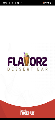Android application Flavorz dessert bar screenshort